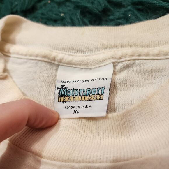 Vintage 1995 Kyle Petty #42 Coors Light NASCAR Tee XL Double Sided Made in USA - Picture 6 of 7